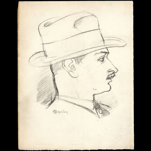 Portrait de George Barbier par Charles Martin (1929)