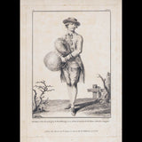Basset - Petit Maitre en Frac du matin, 5ème cahier de la Collection d'habillements modernes et galants (1779)