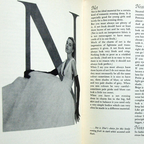 Christian Dior's little dictionary of fashion (1954)