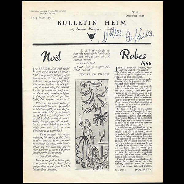 Heim - Bulletin Heim, n°8 (1947, décembre)
