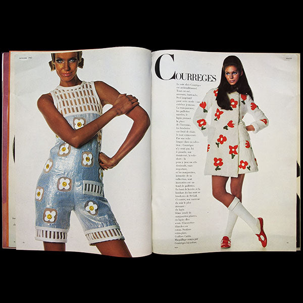 Vogue France (octobre 1967), couverture de David Bailey