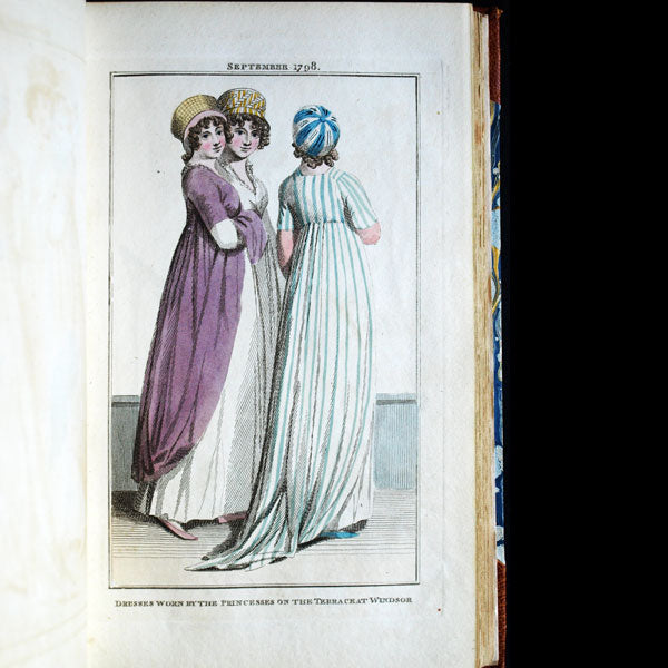 The Fashions of London and Paris - Réunion de 489 planches (1798-1809)