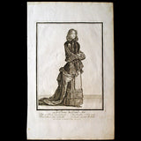 La Dame du Grand Air, gravure de Nicolas Bonnart (circa 1680-1685)