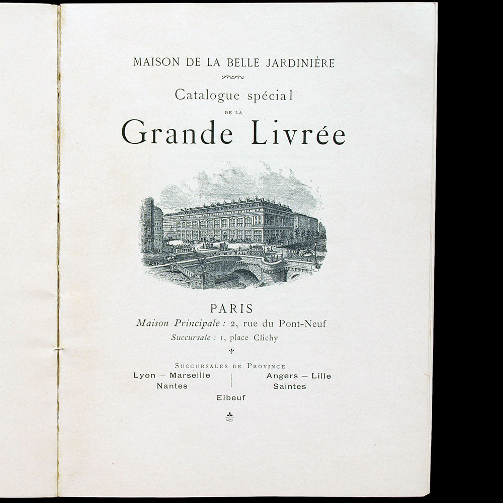 La Belle Jardinière - Catalogue spécial de la Grande Livrée (1893)