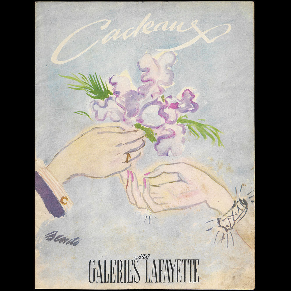 Aux Galeries Lafayette - Cadeaux, catalogue illustré par Benito (1938)