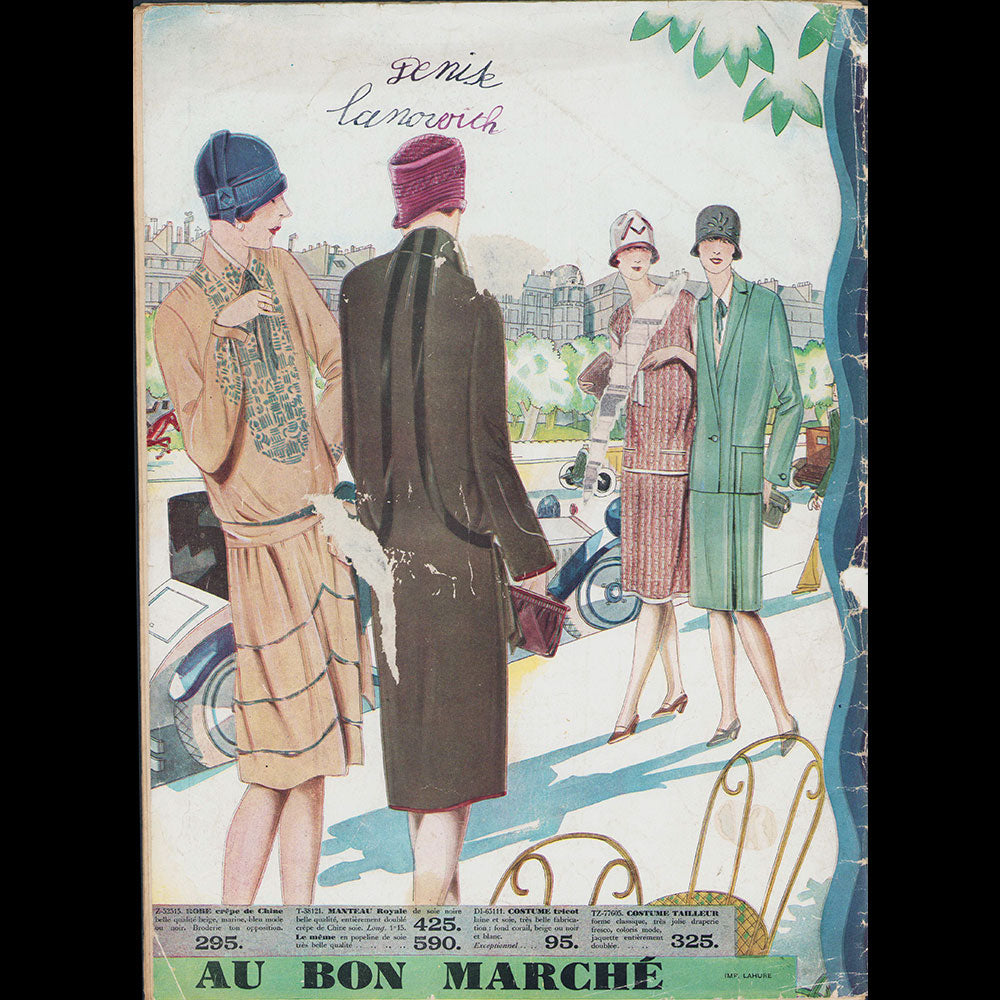 Au Bon Marché, catalogue de l'été 1927