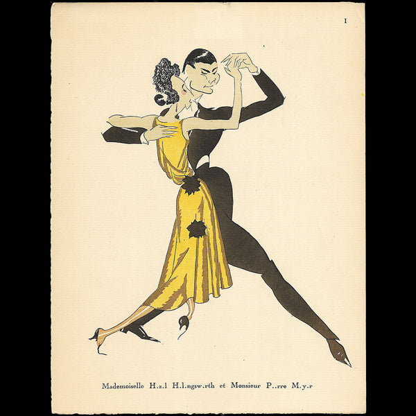 Pierre Meyer - Planche I de Eh bien dansez maintenant- portfolio illustré par Roger Chastel et Pierre Mourgue (1920)