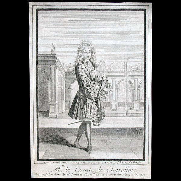Bonnart - Le Comte de Charollois (circa 1710)