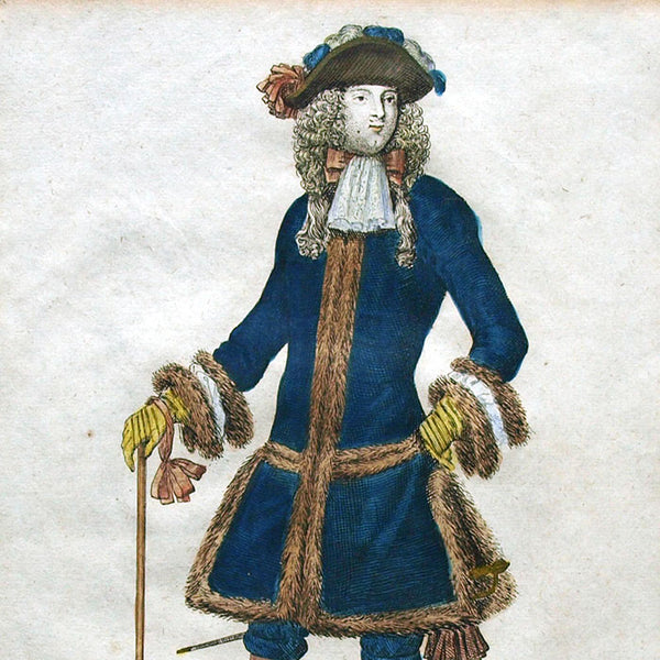 Bonnart - Homme en habit d'hyver (circa 1680s)