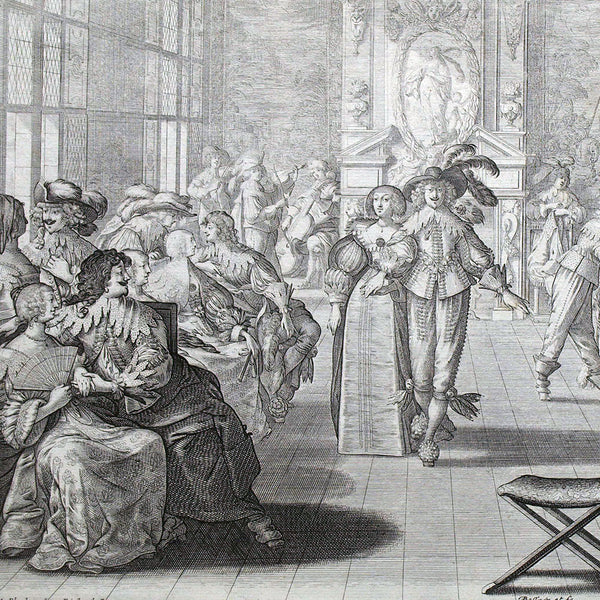 Abraham Bosse - Le Bal (circa 1634)