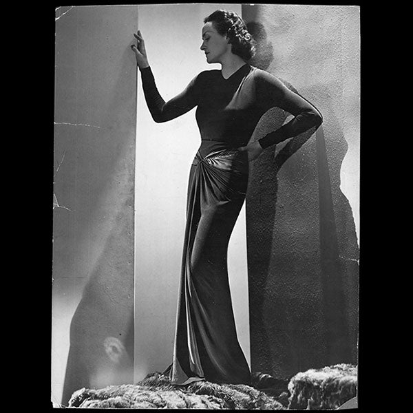 Alix (Madame Grès) - Robe, tirage de Georges Saad (1938)