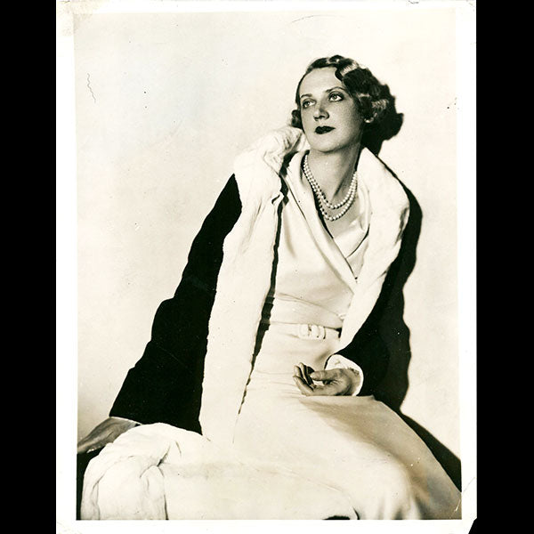 AugustaBernard - Robe d'après-midi en satin (1932)