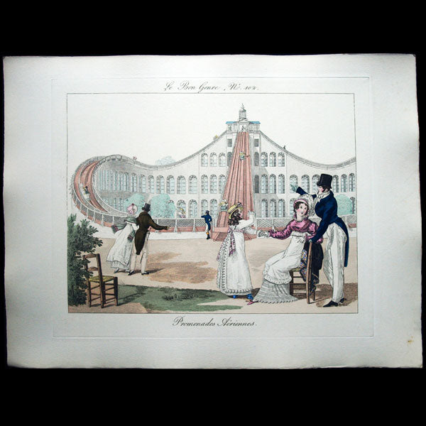 Le Bon Genre, réimpression du recueil de 1827 comprenant les Observations sur les Modes et les Usages de Paris et les 115 gravures (1931)