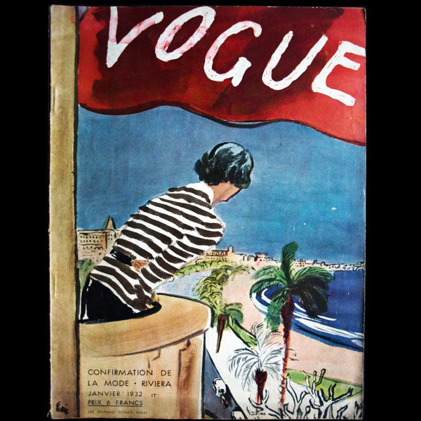Vogue France (1er janvier 1932), couverture d'Eric