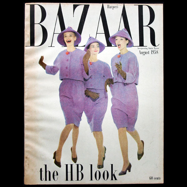 Harper's Bazaar (1958, aout), couverture d'Avedon