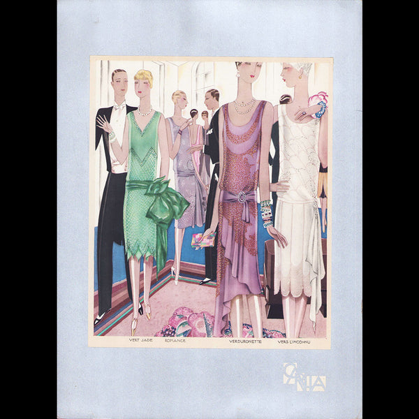 Cain & Rheims - Eté 1928, Réunion de 5 planches par Albert Jarach