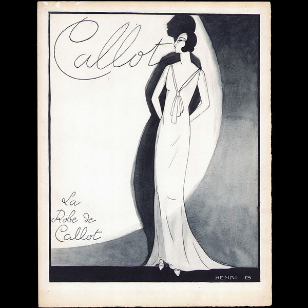 Callot Soeurs - La Robe de Callot, projet de publicité (circa 1930)