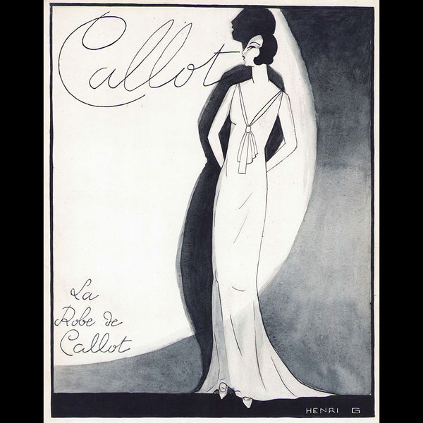 Callot Soeurs - La Robe de Callot, projet de publicité (circa 1930)
