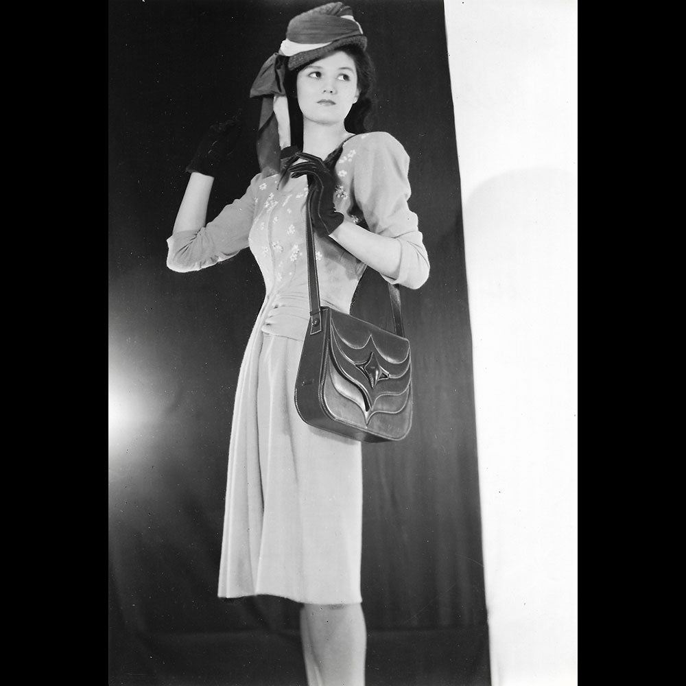 Callot Soeurs - Robe, photographie de Luigi Diaz (1940s)