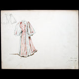 Calvayrac - Dessin du manteau Candelan (1894)
