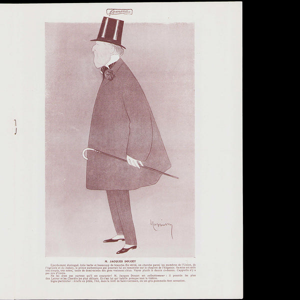 Fémina et la mode - Les Célébrités de la Mode par L. Cappiello (1903)