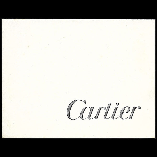 Cartier - Invitation à découvrir les nouveautés (1931)