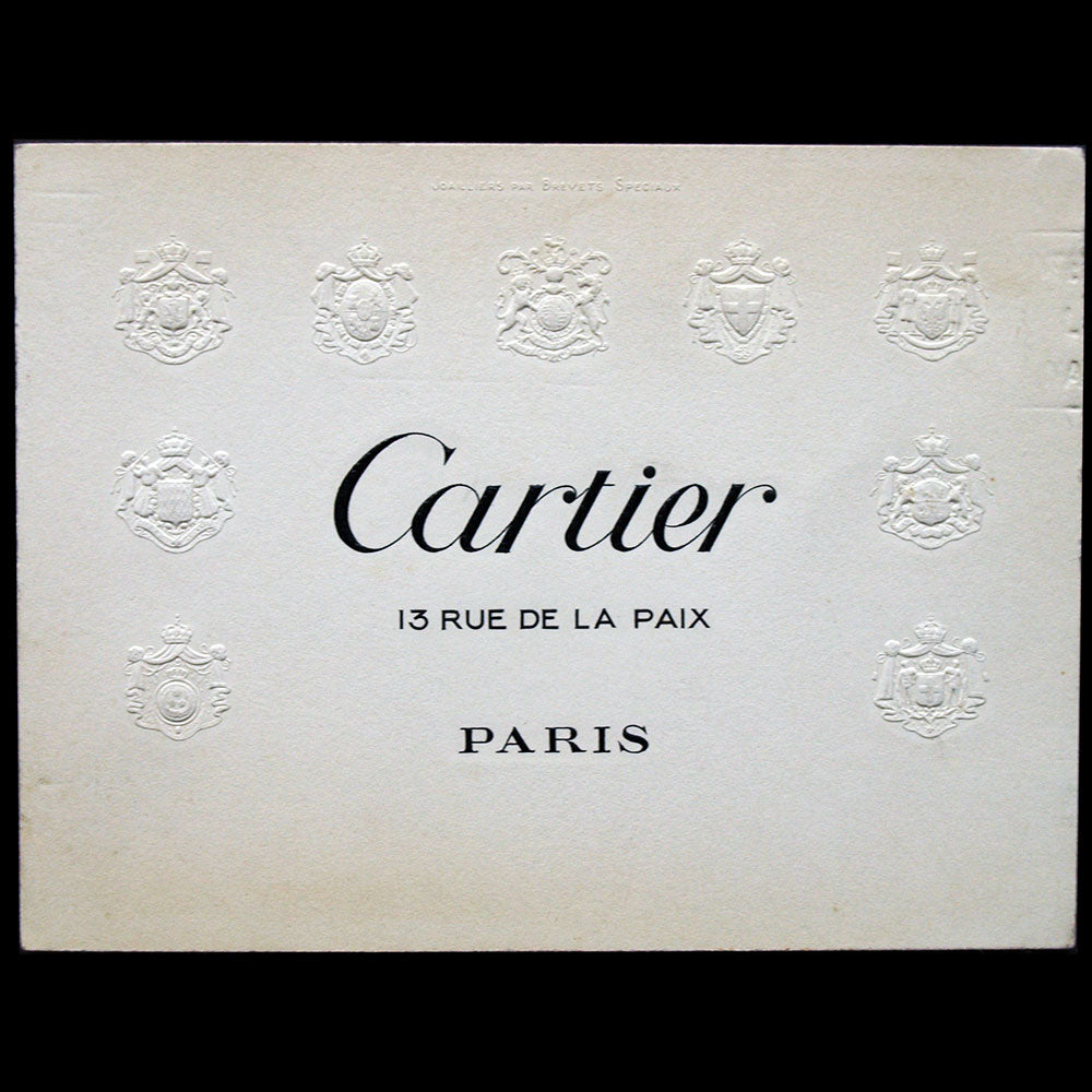 Cartier - Invitation à l'exposition privée (1937)