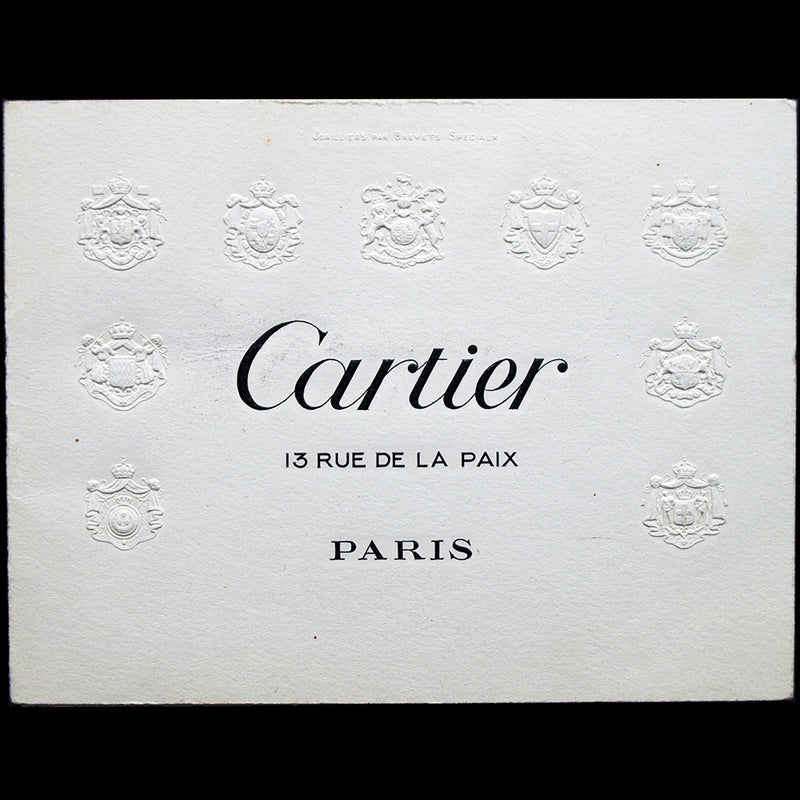 Cartier - Invitation à l'exposition privée (1938)