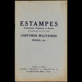 Estampes Françaises, Anglais et Autres, Costumes Militaires, Modes, etc. - Catalogue de vente (1926)