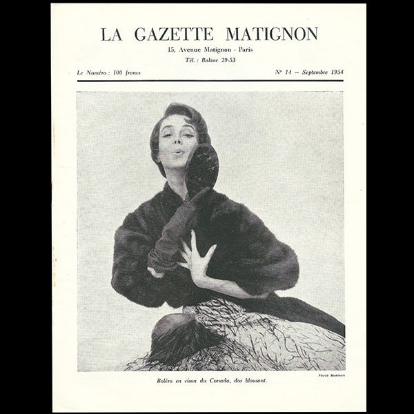 Heim - Gazette Matignon, n°14 (1954, septembre), couverture de Meerson