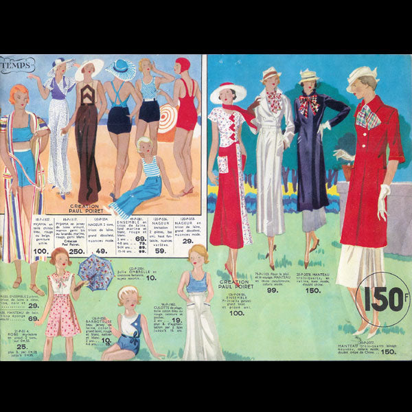 Au Printemps, 3ème collection de la saison Printemps-Eté 1933 par Paul Poiret