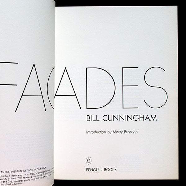 Facades, essai photographique de Bill Cunningham (1978)