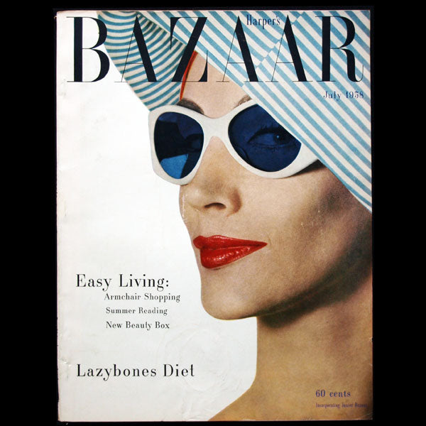 Harper's Bazaar (1958, juillet), couverture de Derujinsky