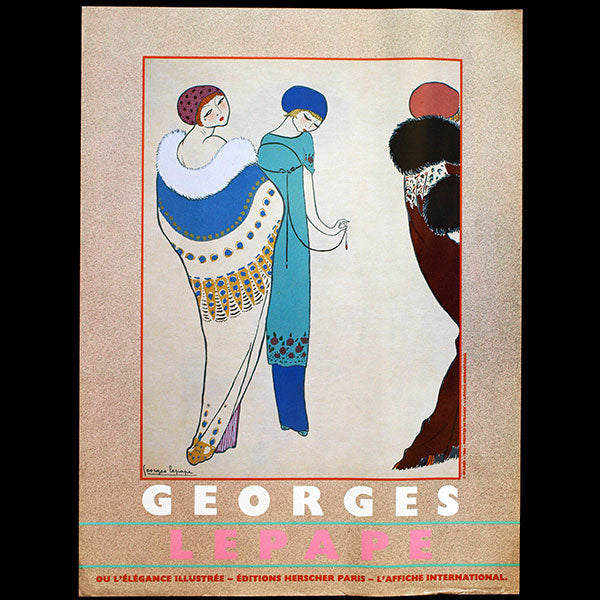 Georges Lepape ou l'Elégance Illustrée, affiche pour la sortie du livre (1983)