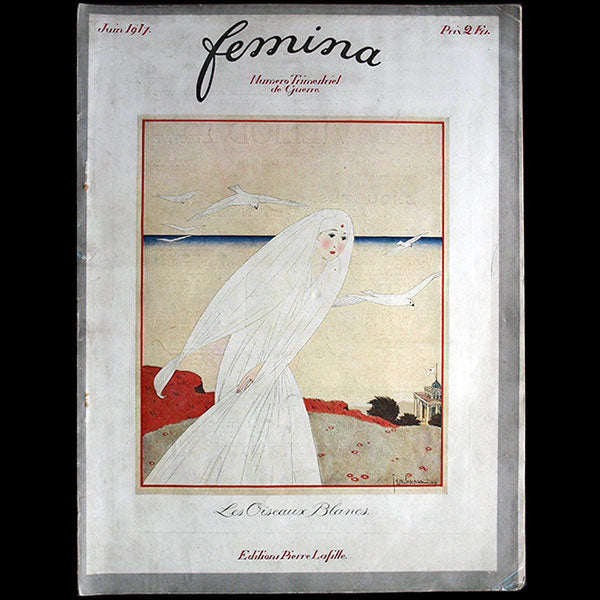 Fémina (juin 1917), couverture de Georges Lepape