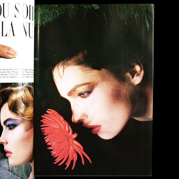 Vogue France par David Hockney (décembre 1985-janvier 1986)