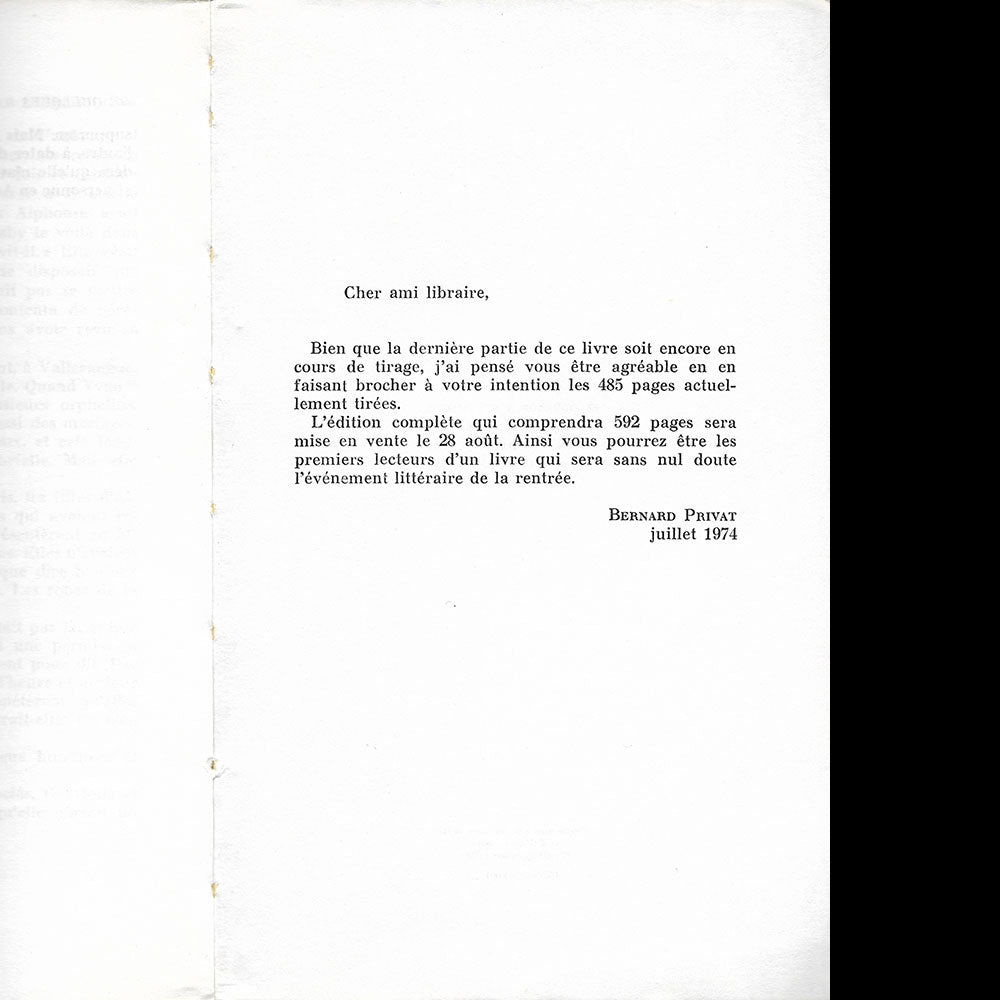 Chanel - L'Irrégulière ou mon itinéraire Chanel, édition pré-originale, couverture de Cocteau (1974)