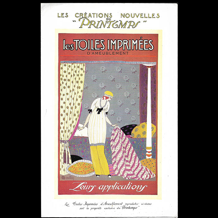 Le Printemps - Les toiles imprimées, catalogue illustré par Charles Martin (circa 1912)