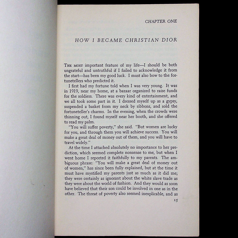 Christian Dior and I 1957 dition am ricaine de Christian Dior