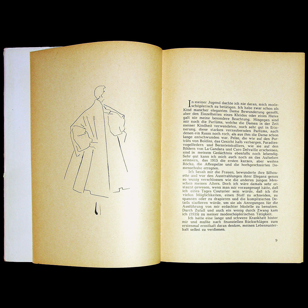 Ich mache mode, édition allemande de Je suis couturier, propos de Christian Dior (1952)