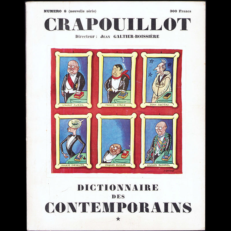 Crapouillot - Dictionnaire des contemporains par Jean Galtier-Boissière (1950)