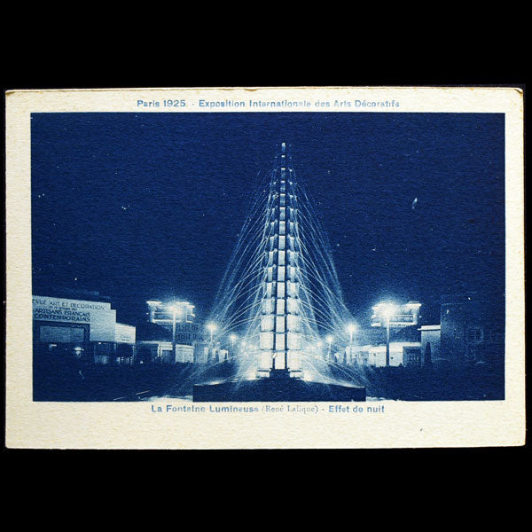 La Fontaine Lalique à l'Exposition Internationale des Arts Décoratifs (1925)