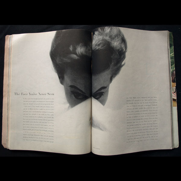 Harper's Bazaar (1952, octobre), couverture de Louise Dahl-Wolfe