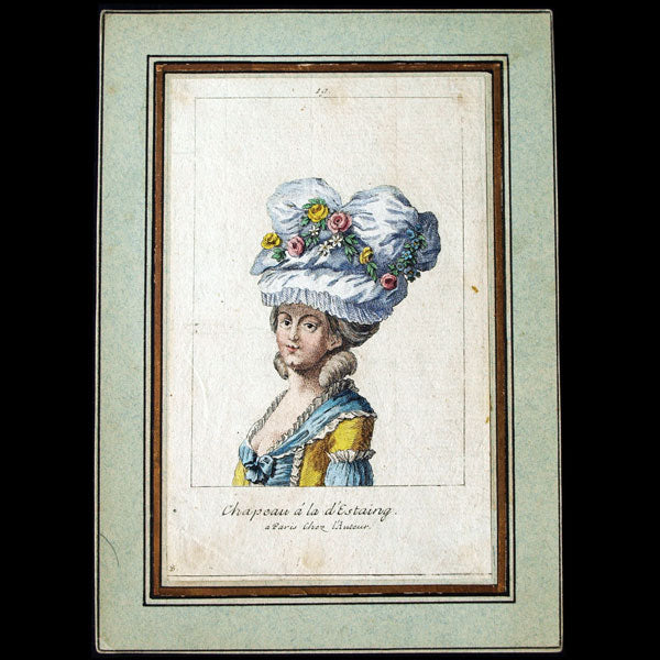 Chapeau à la d'Estaing, circa 1780
