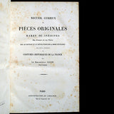 Lacroix - Recueil Curieux de Pièces Originales Rares ou Inédites en Prose et en Vers sur le Costume et les Révolutions de la Mode en France (1852)