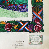 Rethaber - Le Bienvenu, exemplaire d'artiste avec envoi à George Barbier (1917)