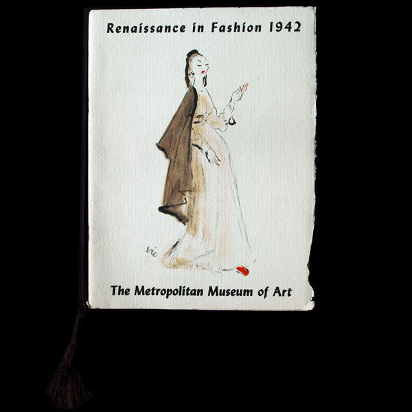 Renaissance in Fashion, a special exhibition - Metropolitan Museum, portrait de la couturière Valentina par Eric en couverture (1942)