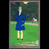 Les Elégants, les cartes postales aquarelles de la Belle Jardinière (circa 1910)