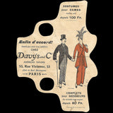 Davy's & Co - Carte du tailleur, 53 rue Vivienne à Paris (circa 1914)