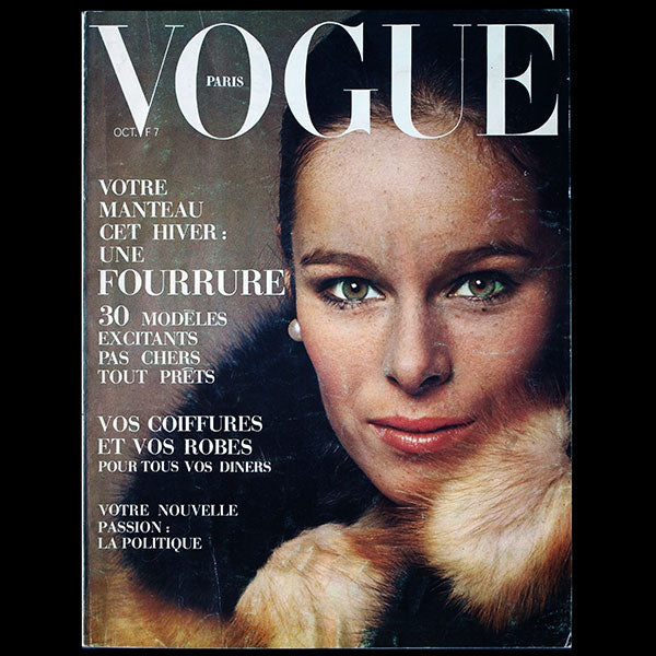 Vogue France (octobre 1969), couverture de Jean-Loup Sieff